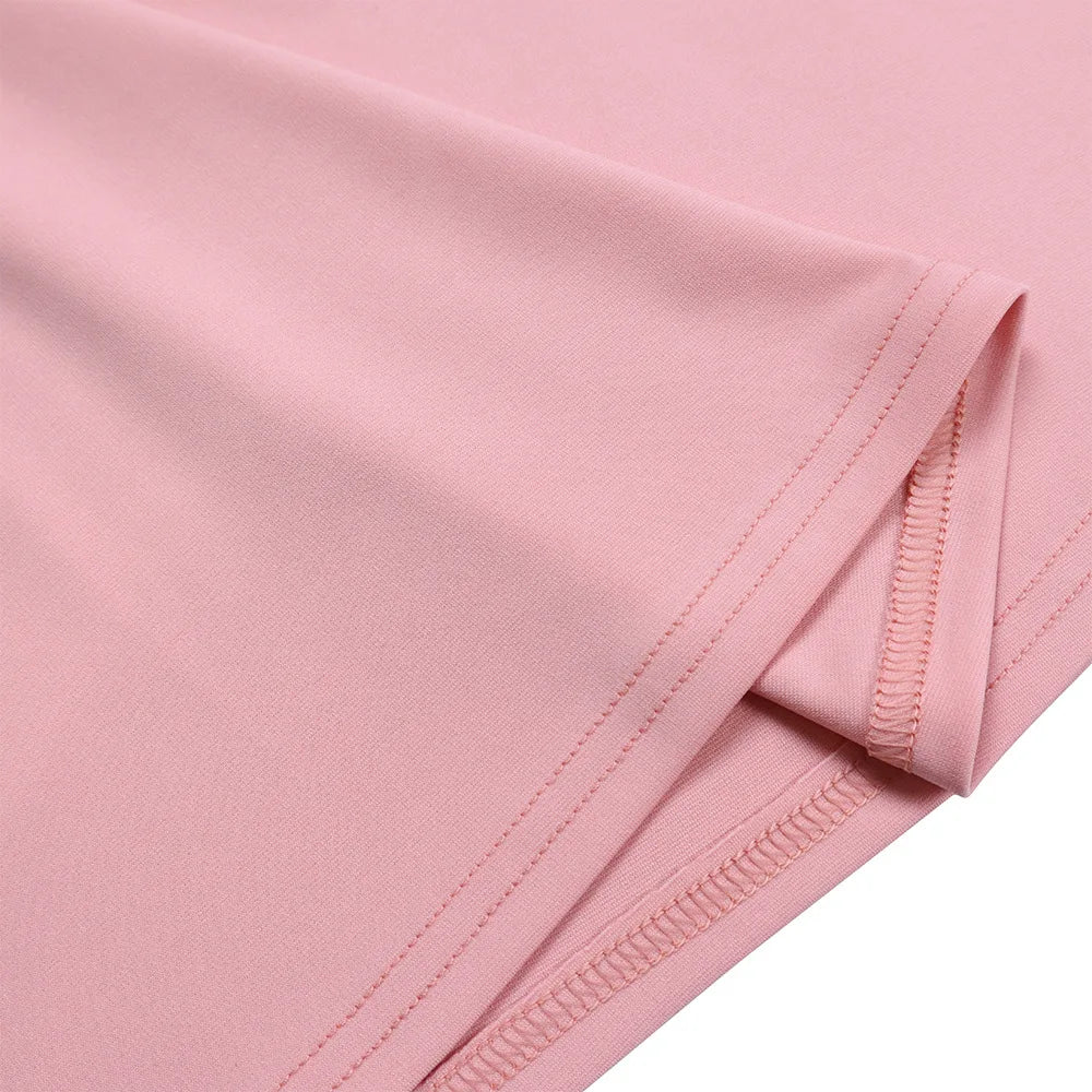 Amira's Solid Color, Elegant, Trendy, Stylish, Vintage, Temperament, Long Sleeves, Office Dress