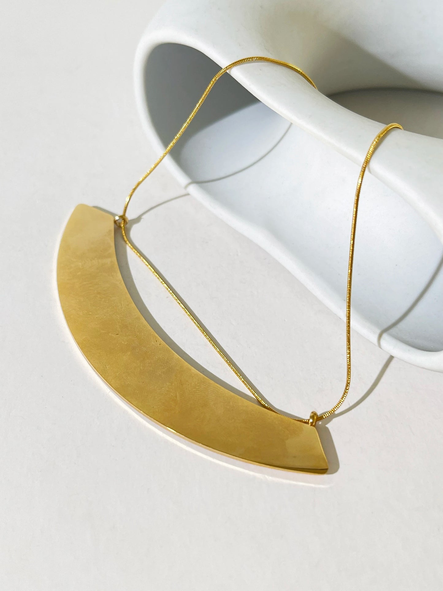 Kaila's Statement, Stainless Steel, Gold Plated 18K, Minimal, Stylish, Trendy Necklace