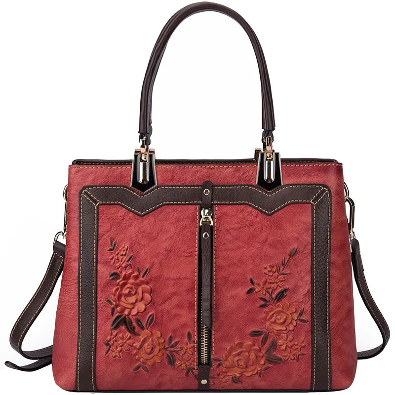 Jumana's Retro, Vintage, Genuine Leather, Trendy, Stylish, Shoulder Bag