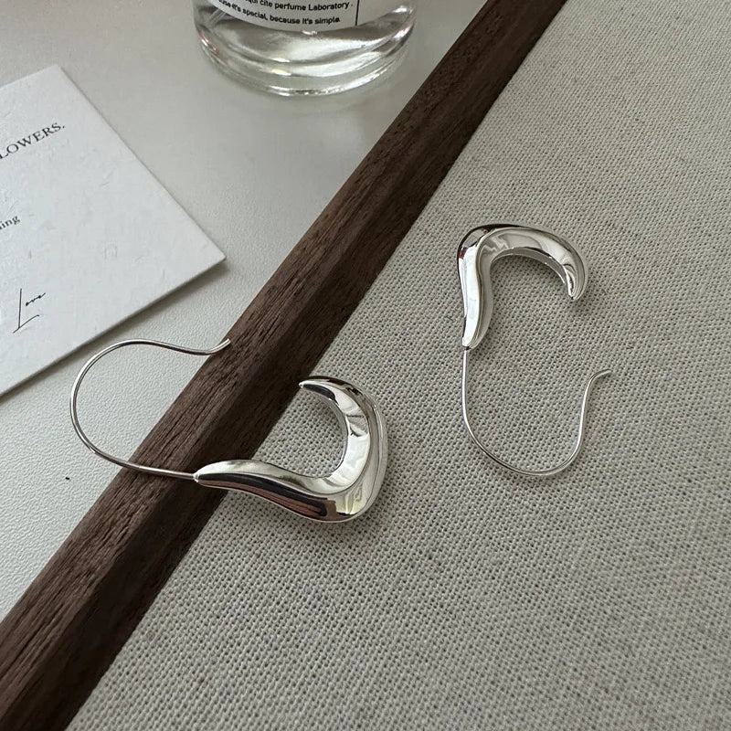 Wissam's 925 Sterling Silver ,Trendy, Stylish, Vintage, Simple, Clip Earrings