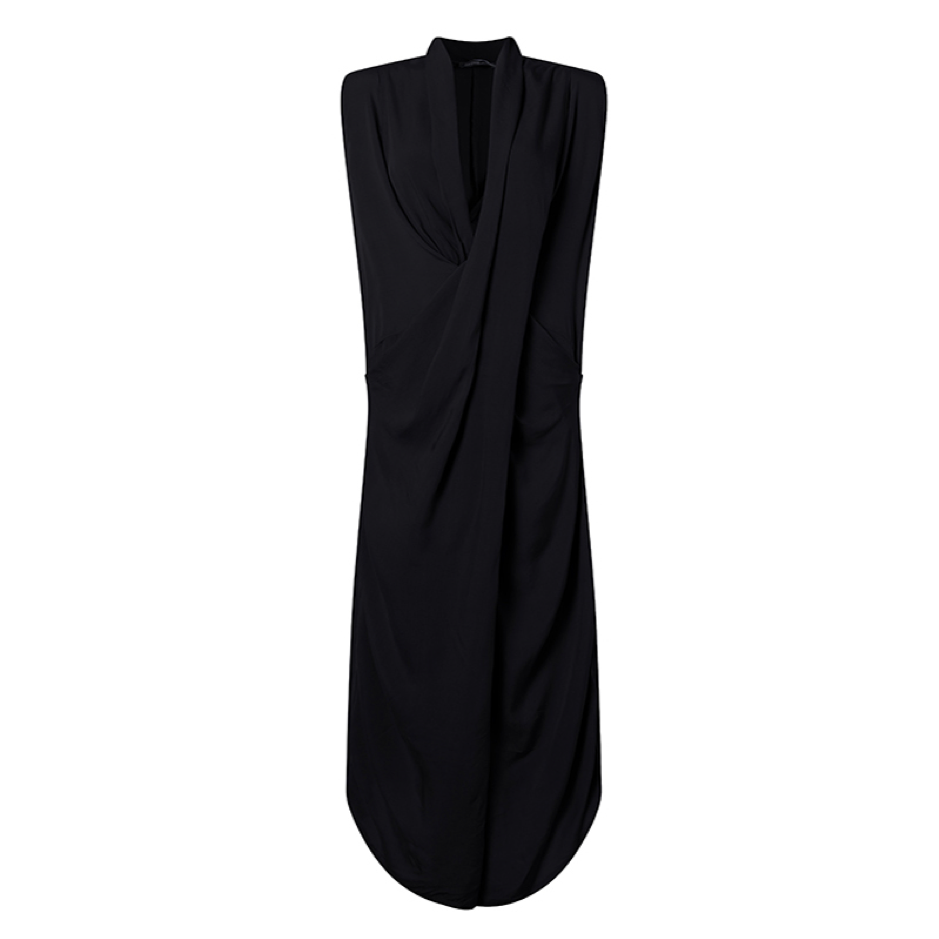 Lana's Asymmetric Sleeveless Loose Long Dress