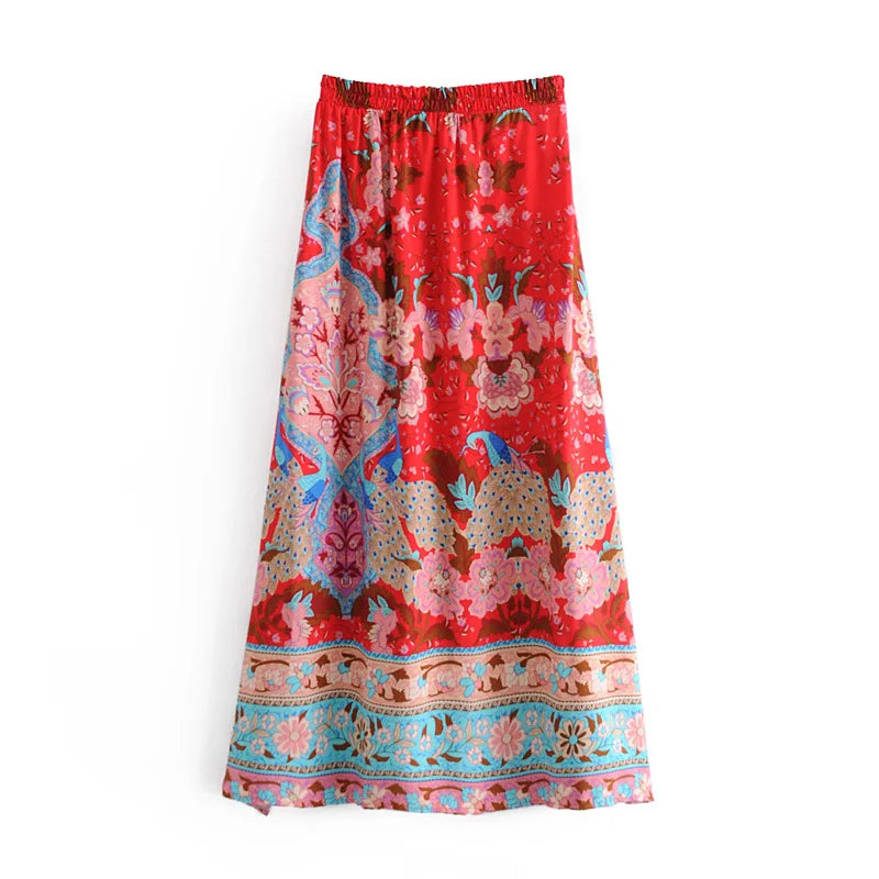 Ella's Boho casual maxi skirt