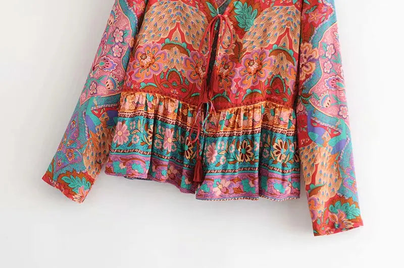 Maggi's boho casual blouse