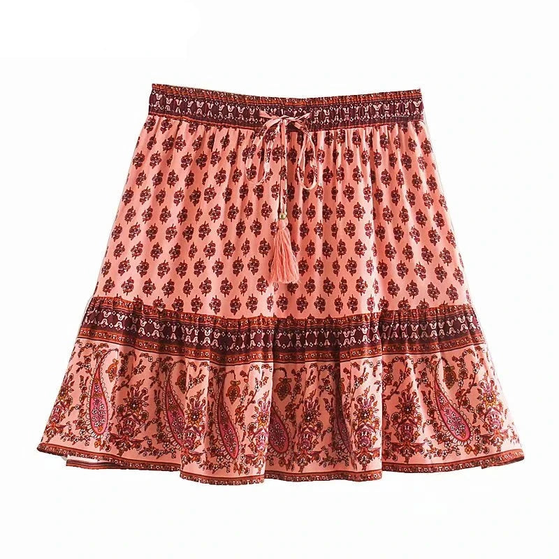 Harriet's mini casual boho skirt