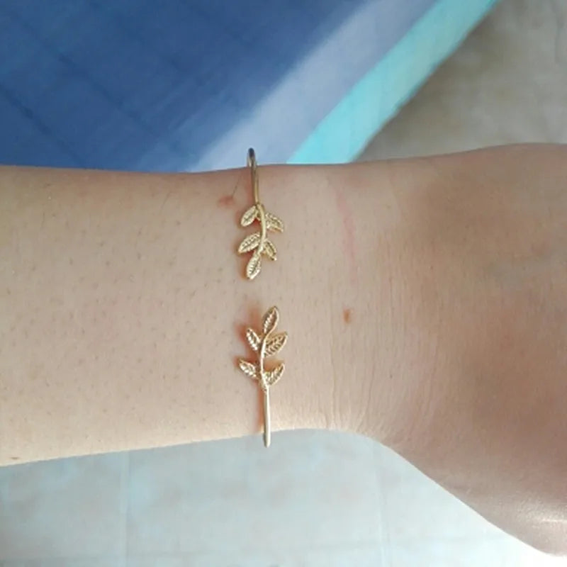 Gift, Adjustable, Stylish, Golden, Silvery, Tiny Bracelet