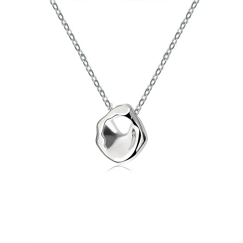 Cecilia's  925 Silver, Round Fashionable, Circle Choker, Trendy, Stylish, Golden Necklace