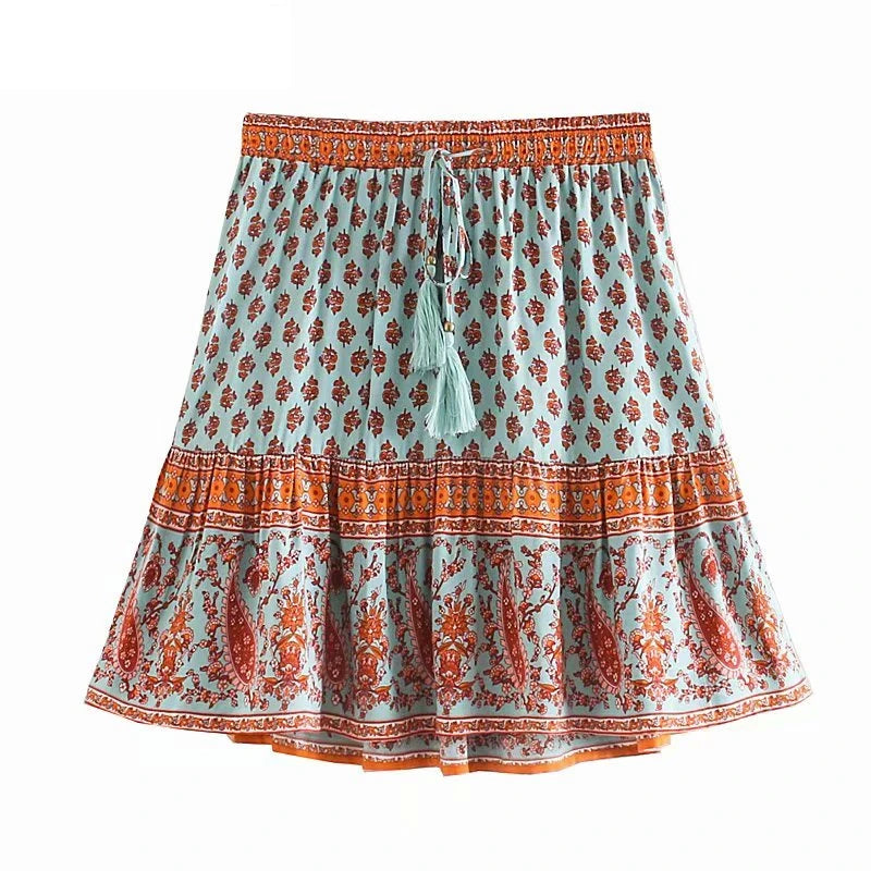 Harriet's mini casual boho skirt