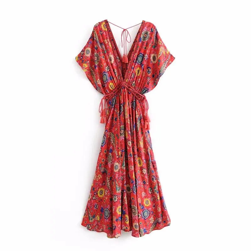 Margaret's maxi boho dress