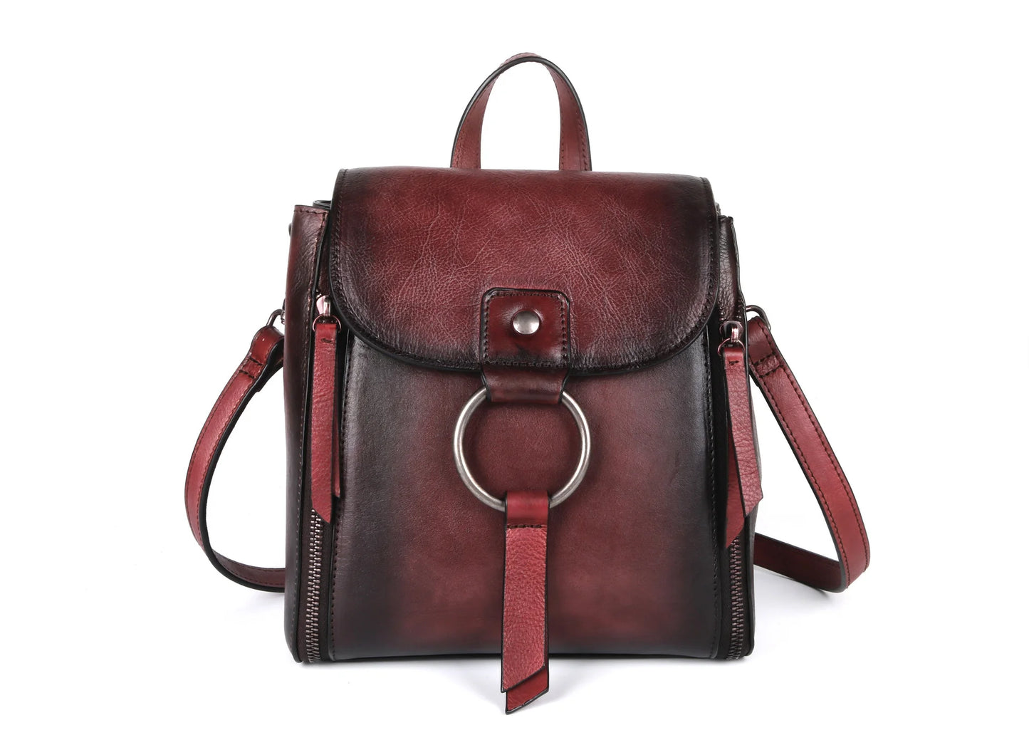 Charlie's Retro, Vintage, Genuine Leather, Trendy, Stylish, Handmade, backpack Bag