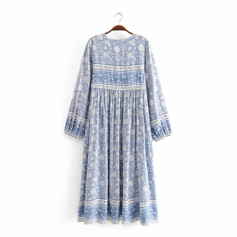 Matilda's loose boho dress