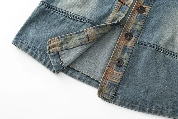 Didi's Casual, Trendy, Stylish, Waistline, Cotton, Denim, Jeans Vest