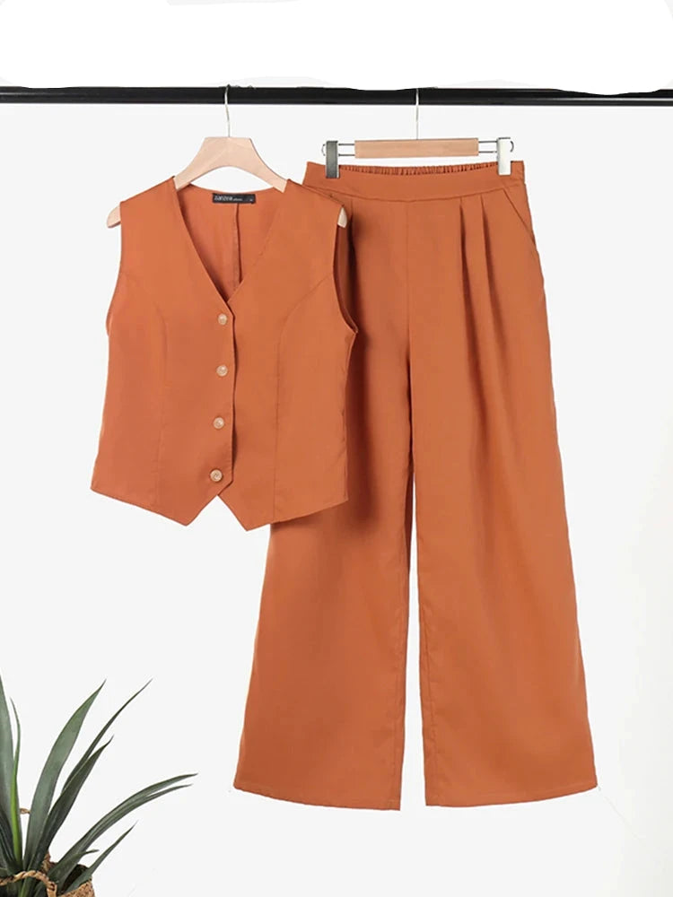 Kate's Linen Casual Set