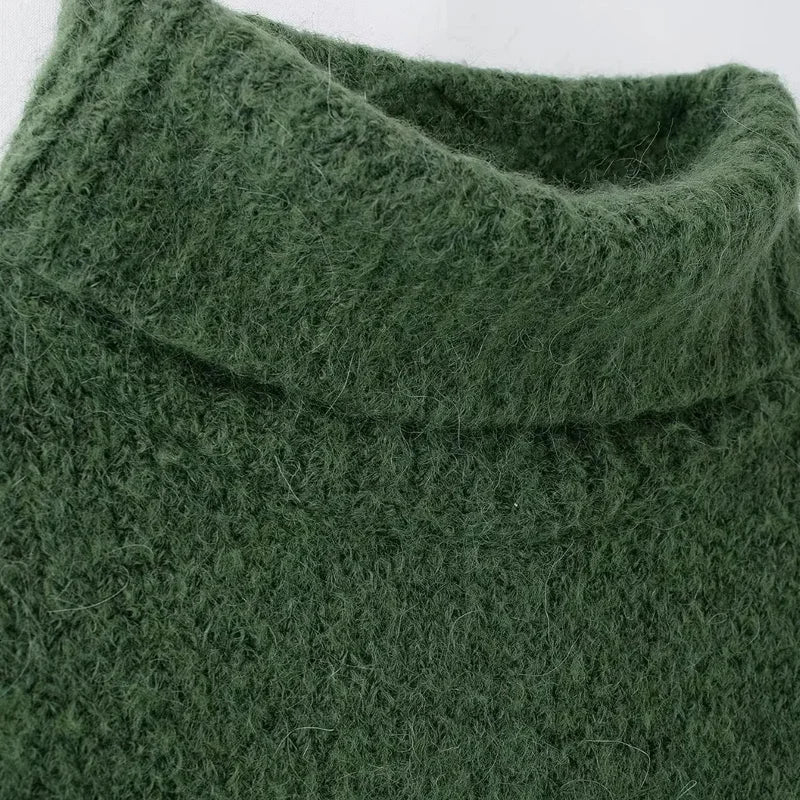 Karen's Pullover Sweater, Turtleneck, Knitted, Winter, Trendy, Stylish, Long sleeves Jumper