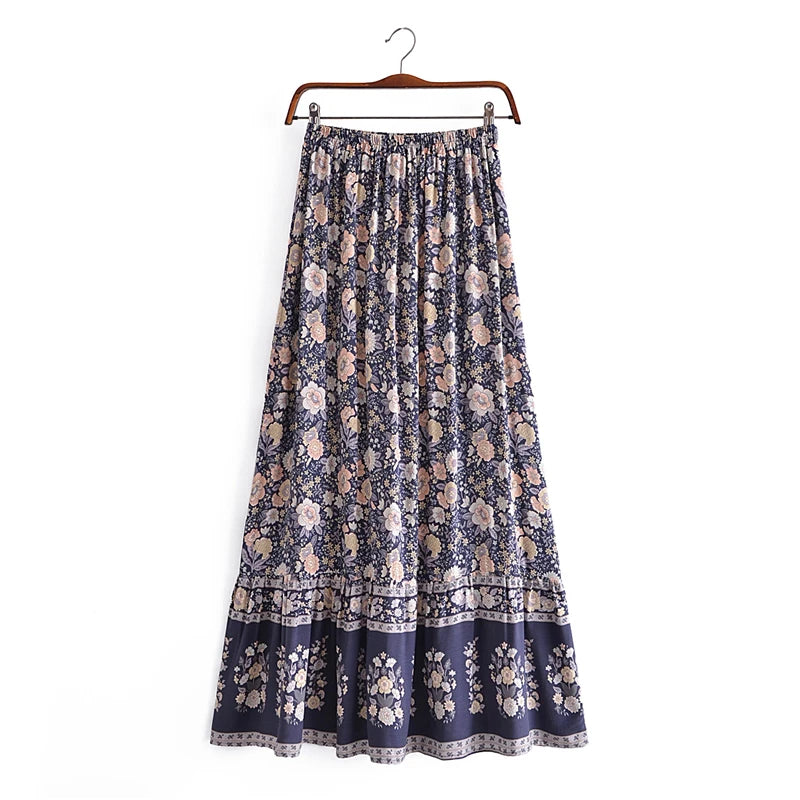 Iman's Hippie Boho maxi Skirt