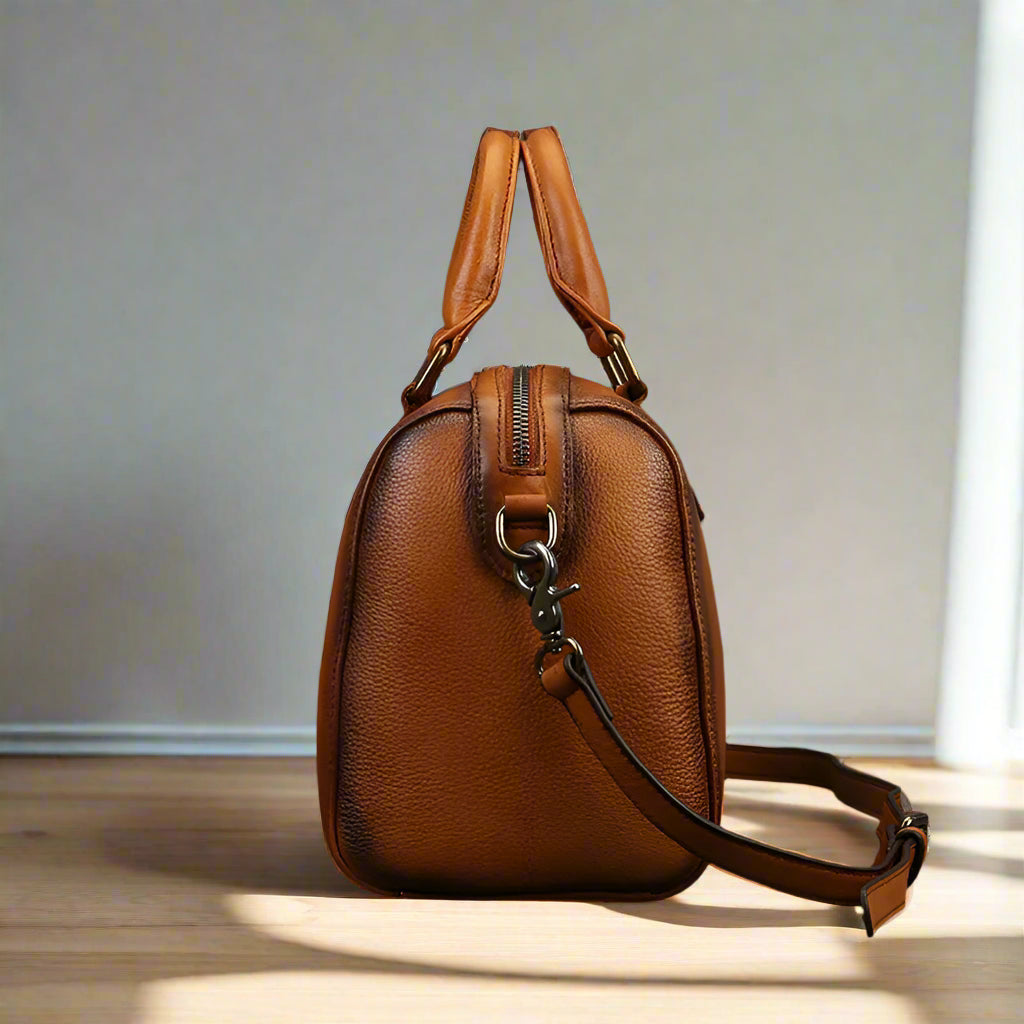 Anita's Retro, Vintage, Genuine Leather, Trendy, Stylish, Handmade, Shoulder Bag