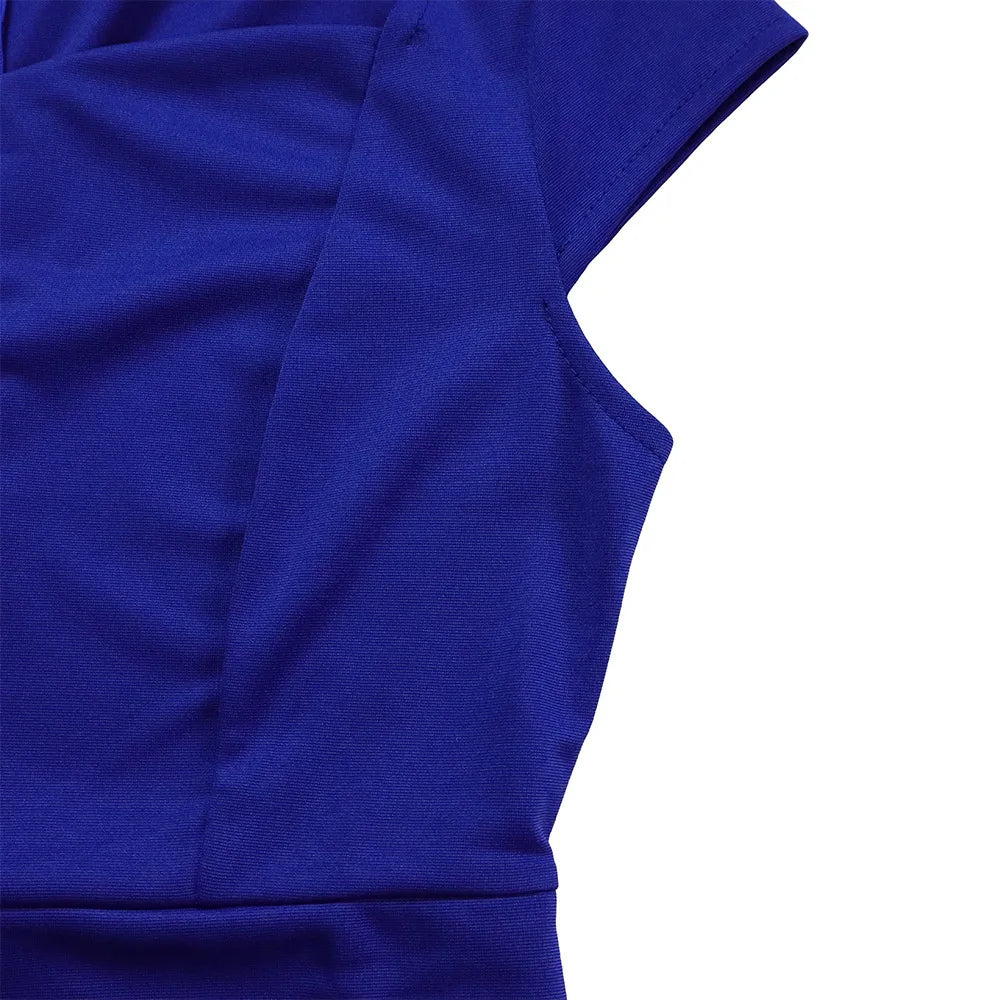 Lillian's Slim Fit, Plus size, Trendy, Fashionable, Office Style, Cap Sleeves, Pencil Dress