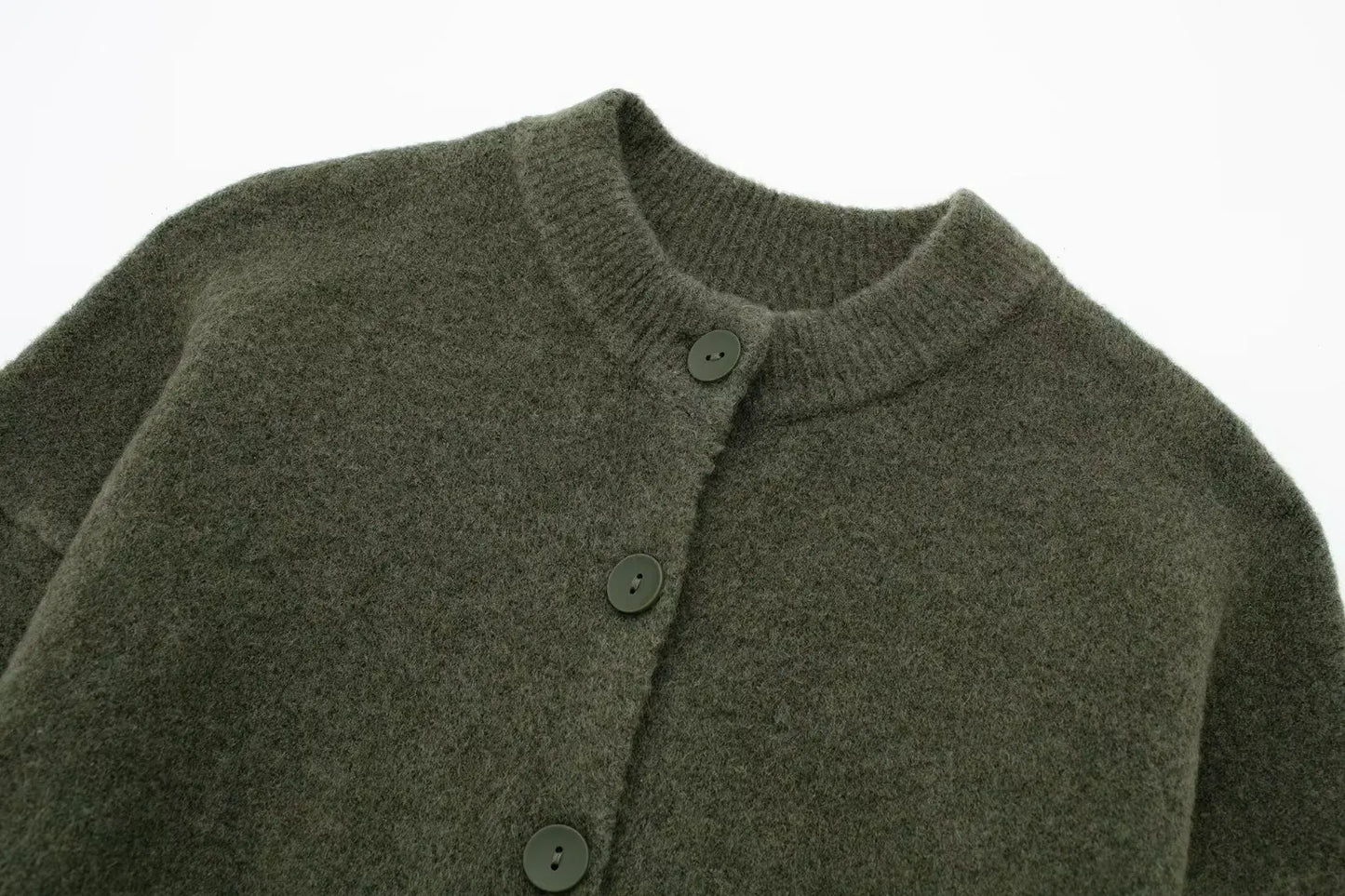 Hale's Cropped, knitted, Trendy, Stylish, Long Sleeves, Single breasted, Winter/Fall Cardigan