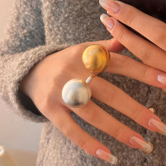 Bianca's Stylish Sphere Designed Alloy Ring