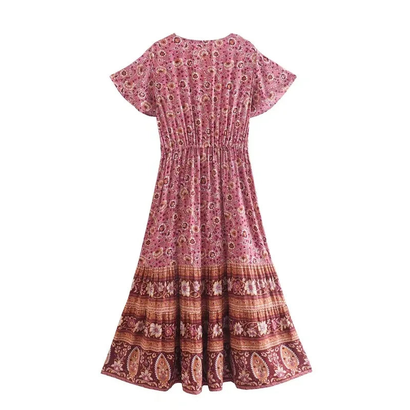 Julia's boho midi dress