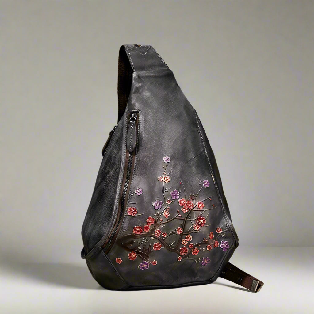 Noha's Retro, Vintage, Genuine Leather, Trendy, Stylish, Handmade, Shoulder Bag