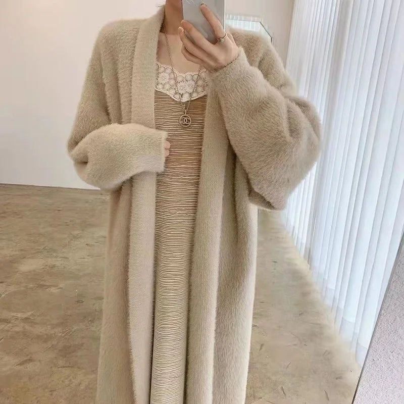 Lina's Cashmere Long Cardigan