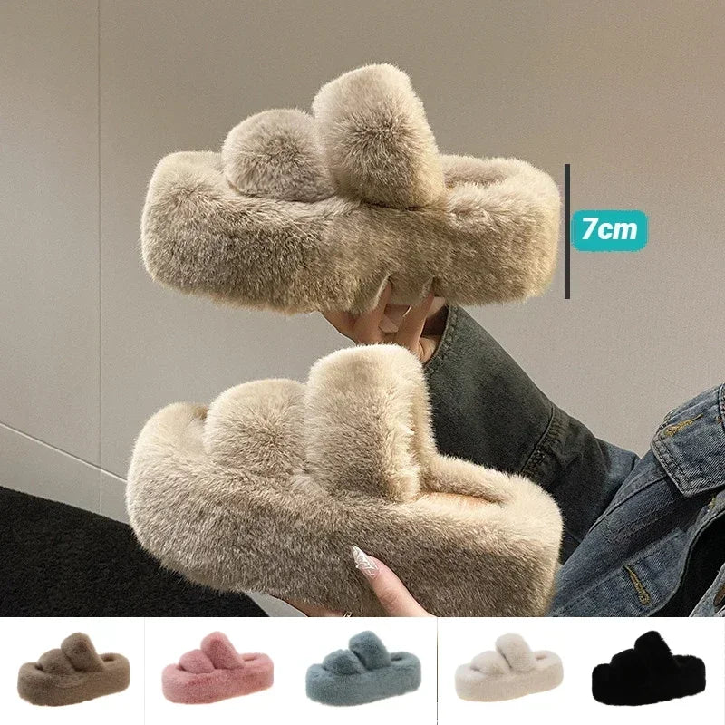 Mimi's Furry Slippers