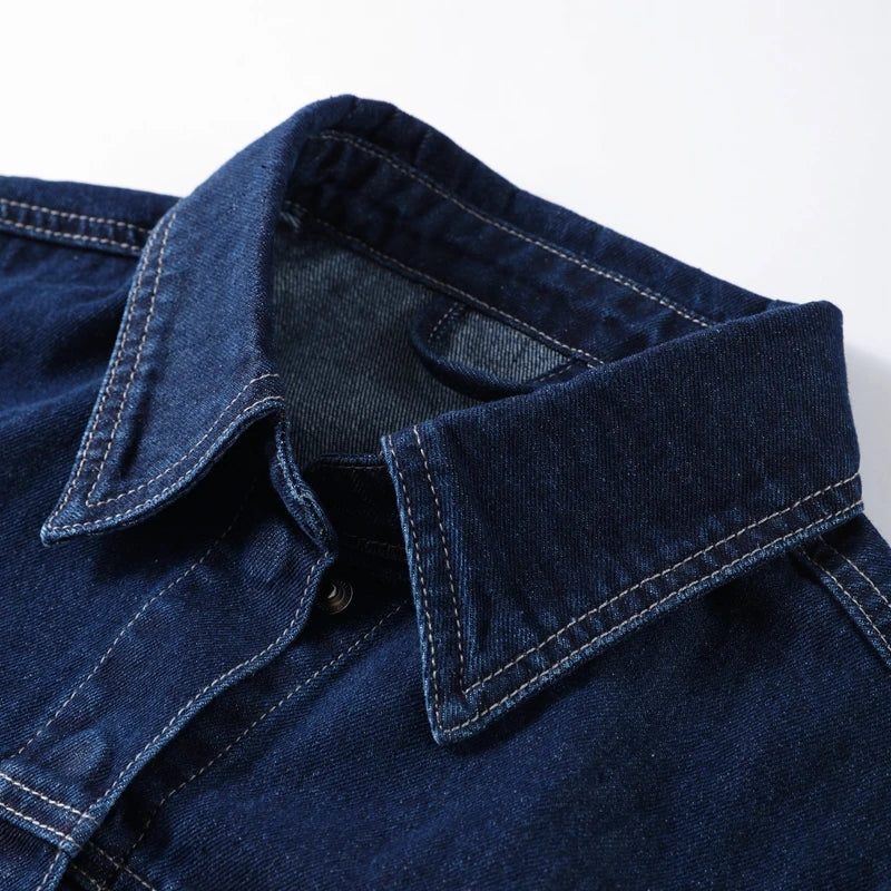 Julie's Casula, Elegant, Stylish, Trendy, Wide Leg, Long Jacket, Denim Outfit sets