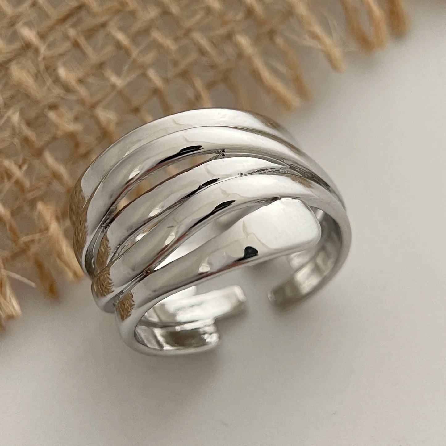 Karen's 925 Sterling Silver, Adjustable size, Ring