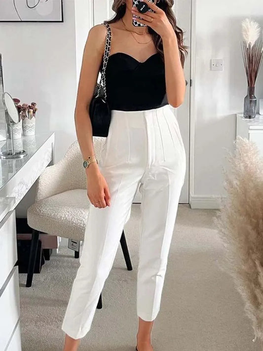 Maria's Pencil High-waist Pants