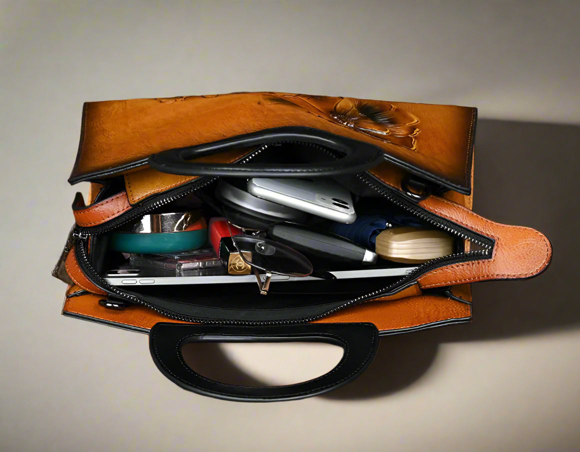 Didi's Retro, Vintage, Genuine Leather, Trendy, Stylish, Handmade, Shoulder Bag