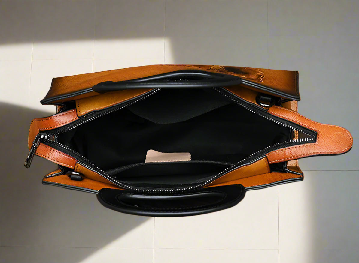 Didi's Retro, Vintage, Genuine Leather, Trendy, Stylish, Handmade, Shoulder Bag