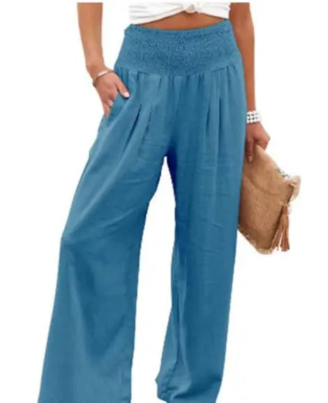 Milany's Casual Elastic Waist Long Pants