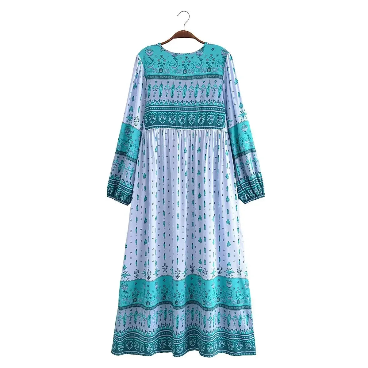 Isabellas langes Boho-Kleid 