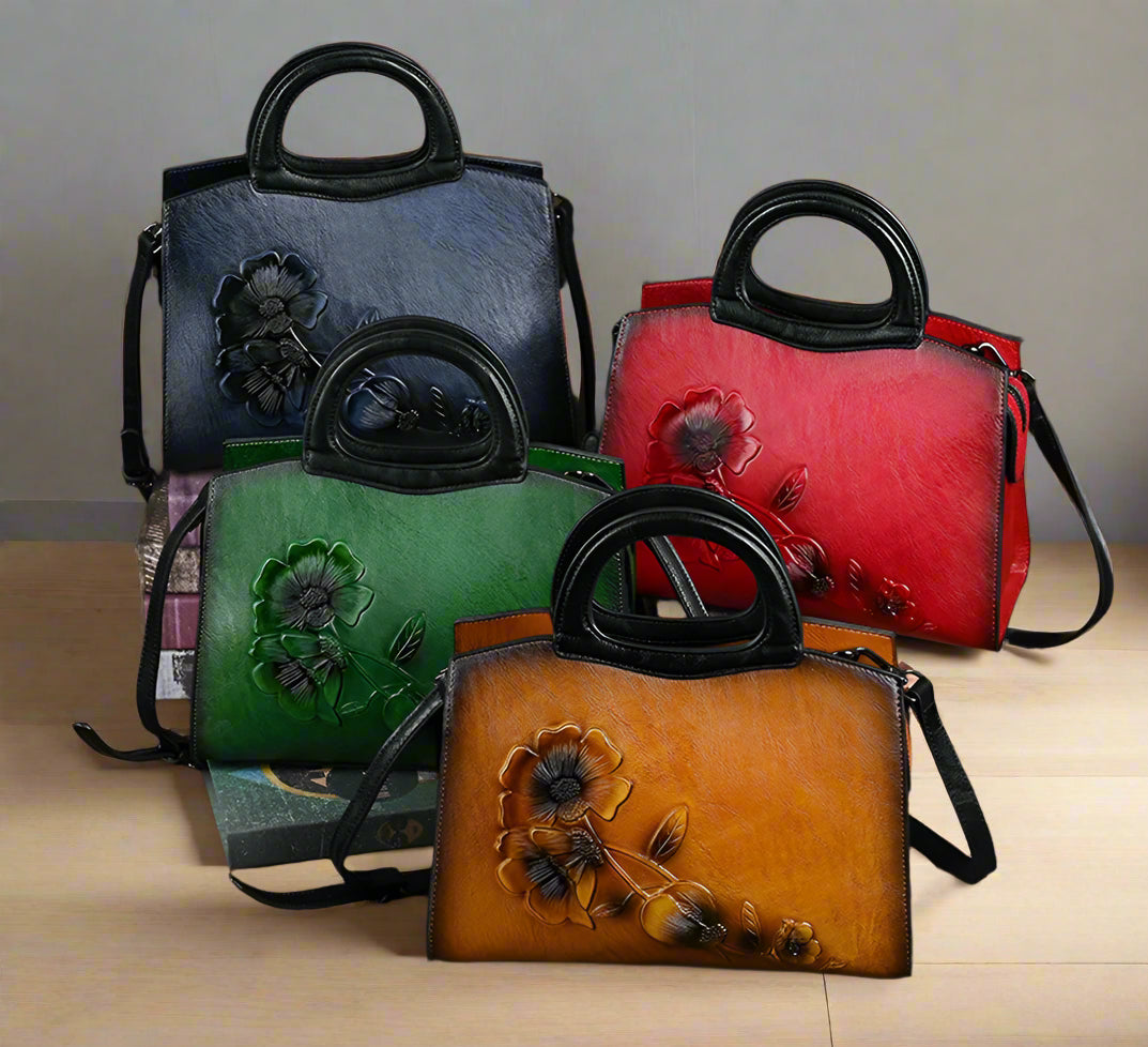 Didi's Retro, Vintage, Genuine Leather, Trendy, Stylish, Handmade, Shoulder Bag