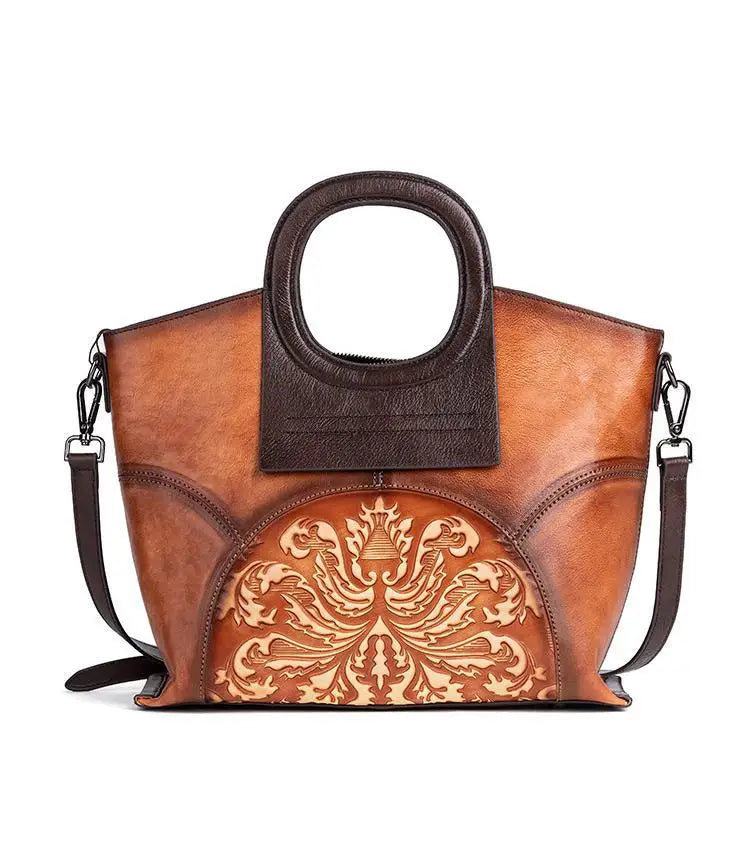 Vienna's Retro, Vintage, Genuine Leather, Trendy, Stylish, Handmade, Shoulder Bag