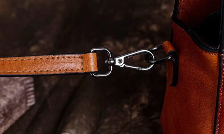 Nelly's Retro, Vintage, Genuine Leather, Trendy, Stylish, Handmade, Shoulder Bag