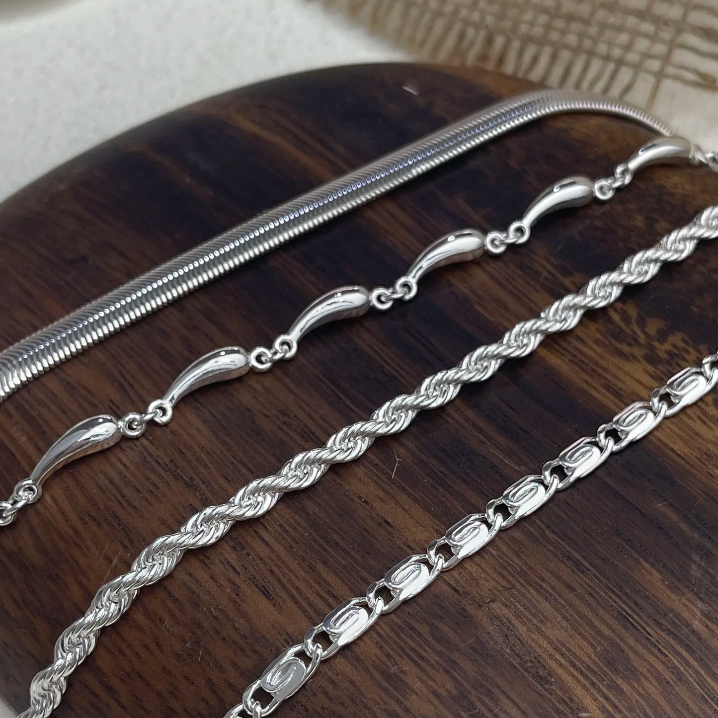 Gift, 925 Sterling Silver Metal Bracelet