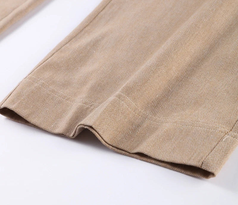 Close-up of beige fabric on a white background
