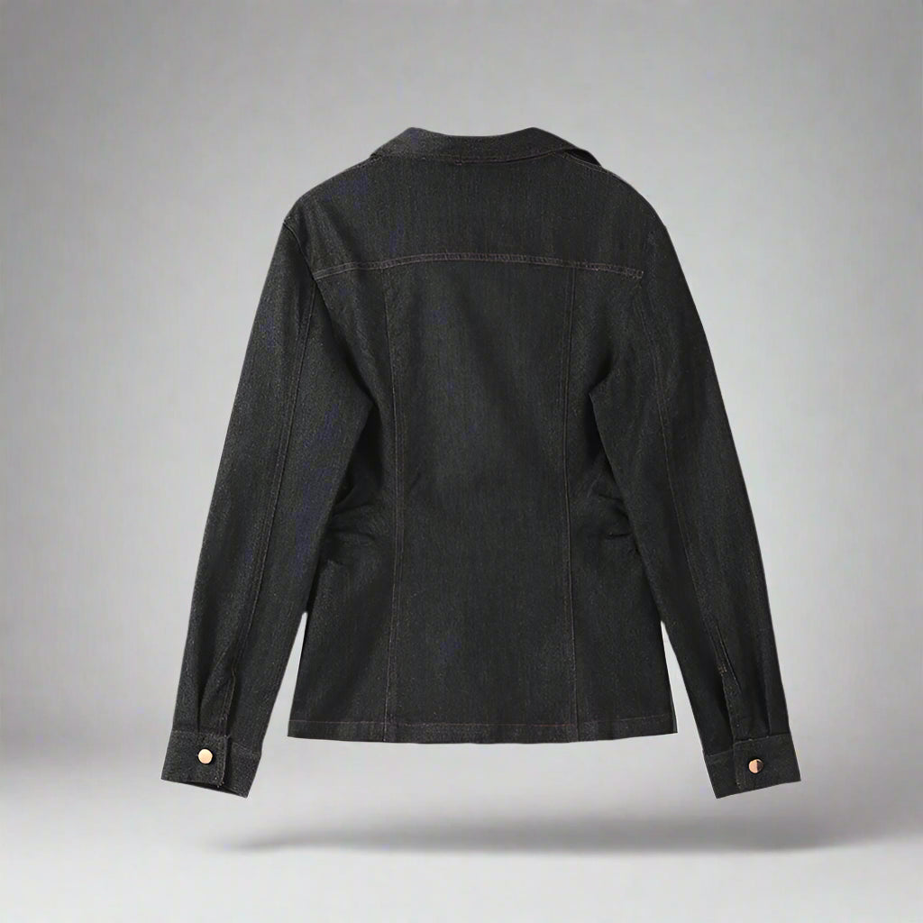 Jackie's Vintage, Trendy, Stylish, Single Breasted, Wide Legs, Casual, Denim Outfits