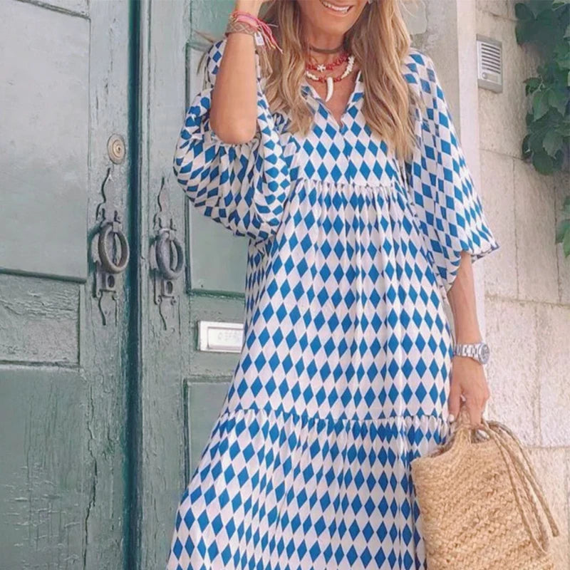 Monica's loose casual long dress