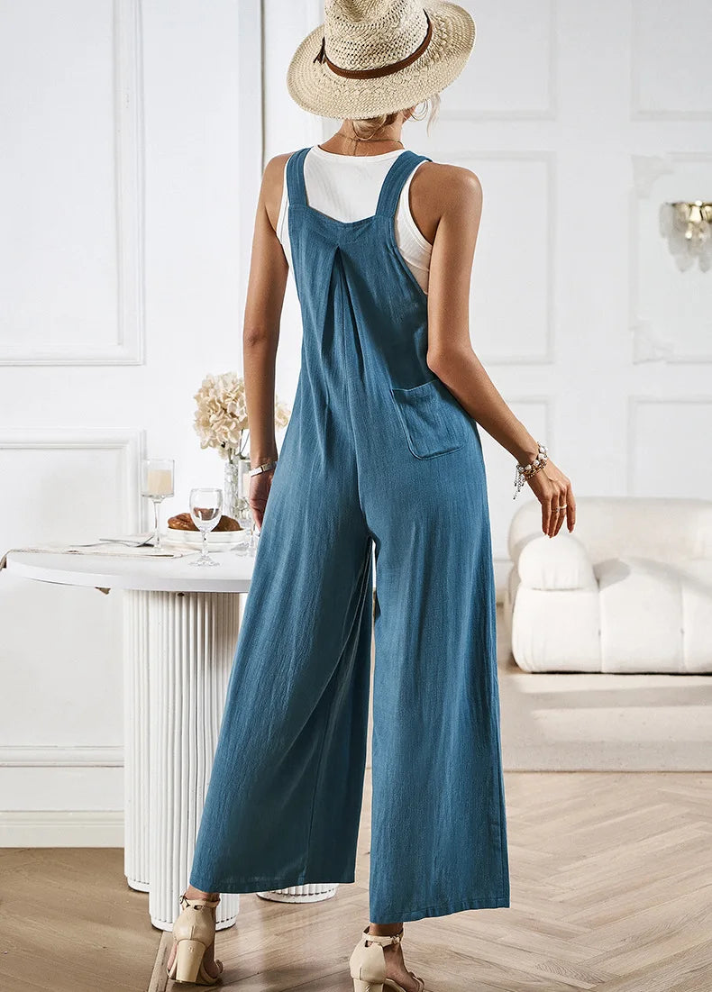 Olivia's Linen casual Jumpsuit