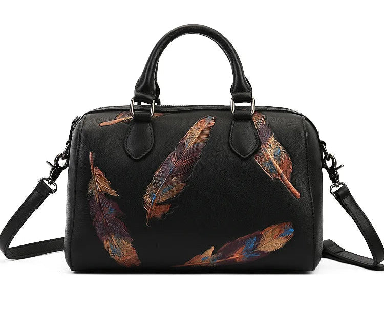 Anita's Retro, Vintage, Genuine Leather, Trendy, Stylish, Handmade, Shoulder Bag