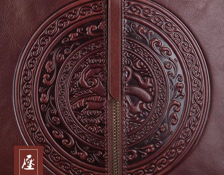 Nadine's Retro, Vintage, Genuine Leather, Trendy, Stylish, Handmade, Backpack Bag