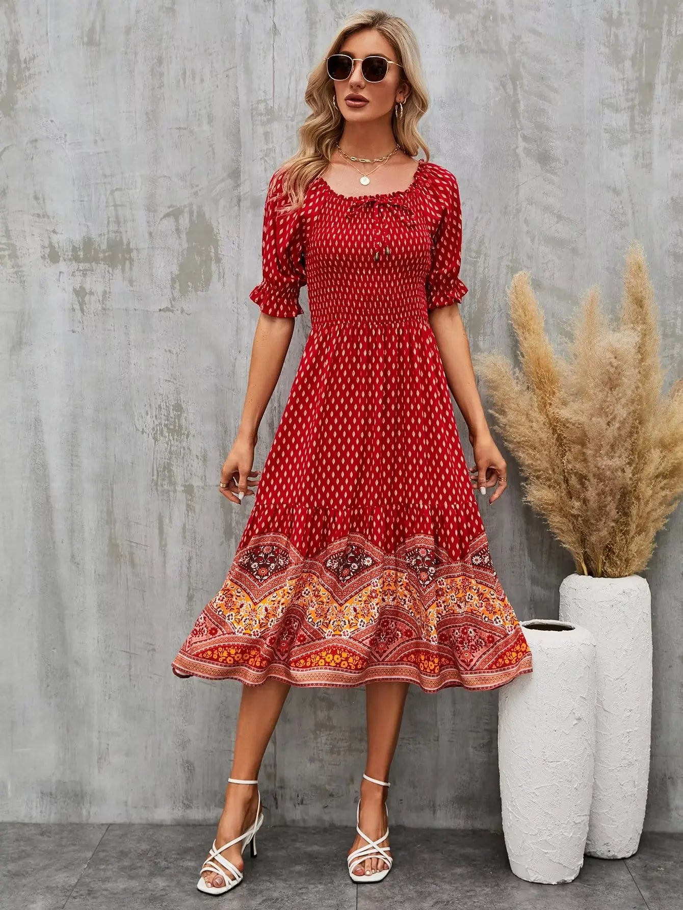 Eveline's boho dress