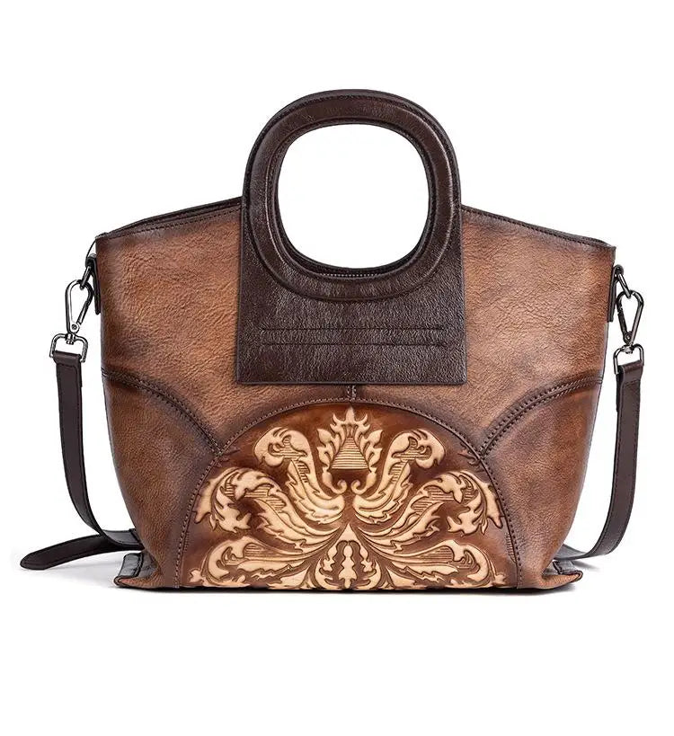 Vienna's Retro, Vintage, Genuine Leather, Trendy, Stylish, Handmade, Shoulder Bag