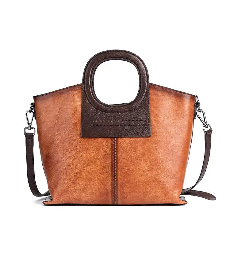 Vienna's Retro, Vintage, Genuine Leather, Trendy, Stylish, Handmade, Shoulder Bag