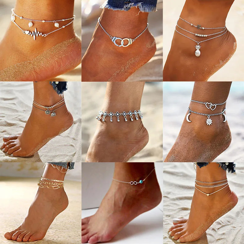 Gift, Stylish, Trendy, Adjustable Anklets