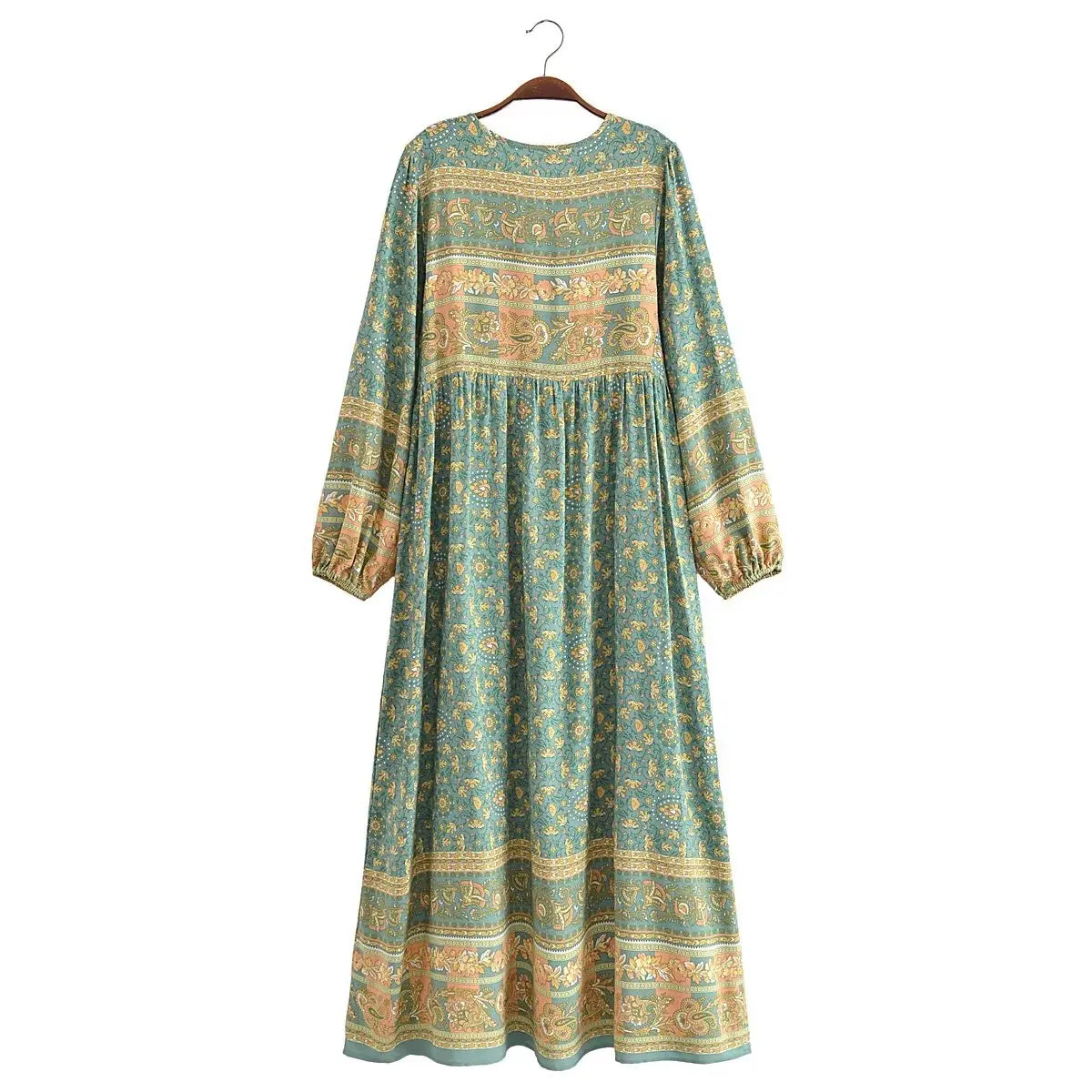 Gabriella's boho long sleeves casual dress