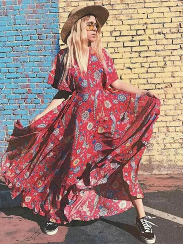 Margaret's maxi boho dress