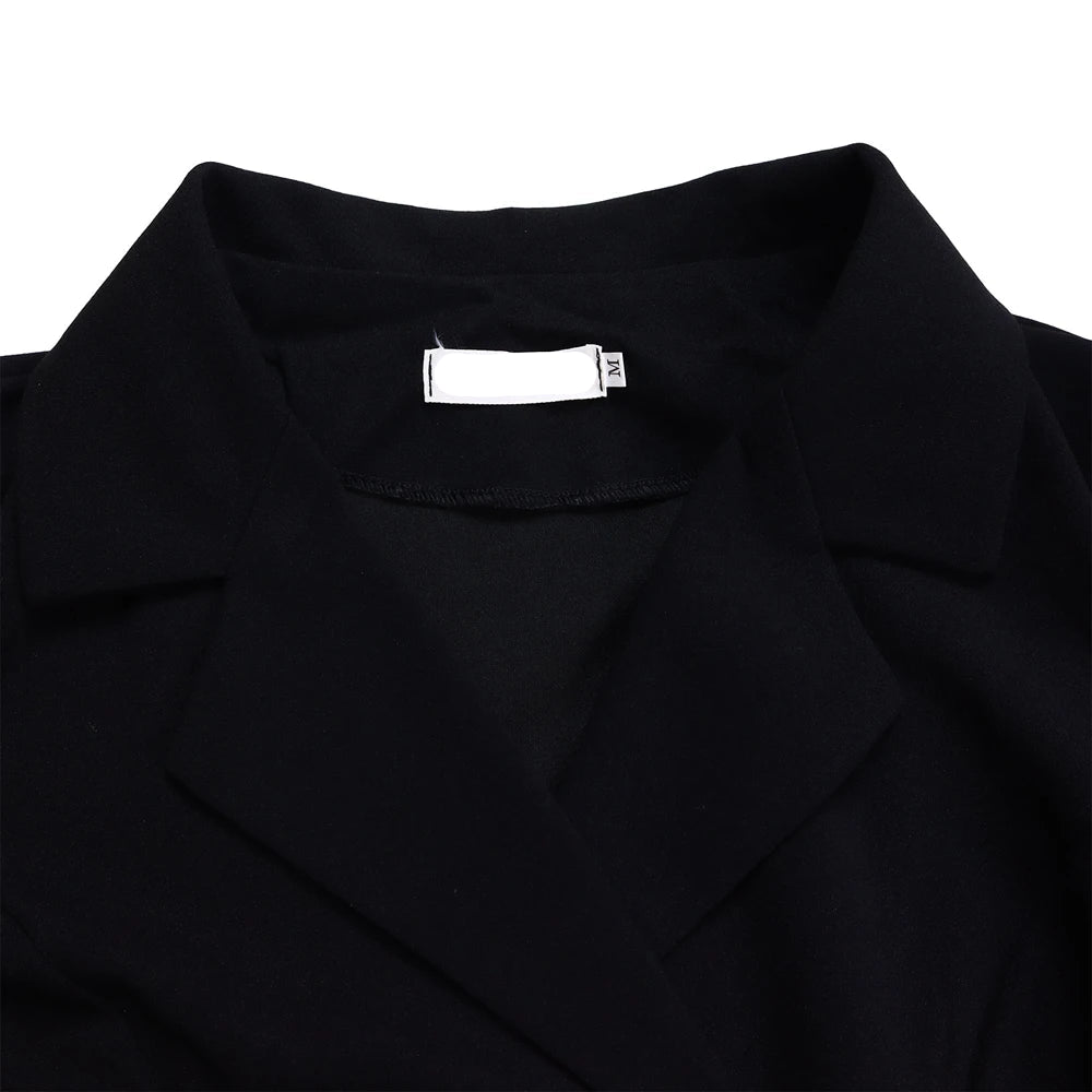 Stacey's Trendy, Stylish, Vintage, Pleated, On Knee, 3/r Sleeves, Solid Color, Office Dress